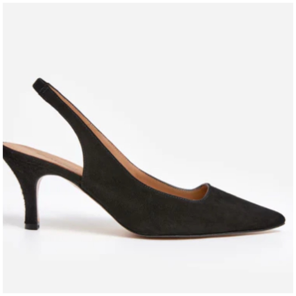 Flattered • Franchesca Suede Pumps • Black • EU 41 / Women’s 10.5 (2.55” Heel) - Picture 4 of 7